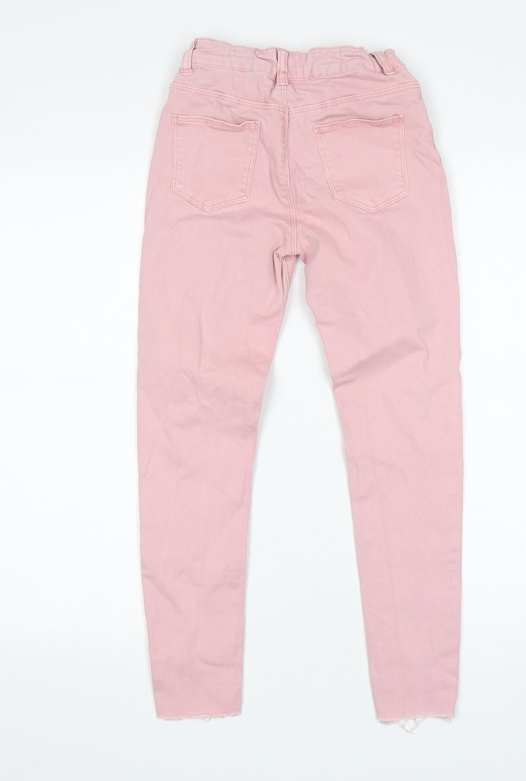 Denim co Girls Pink  Cotton Skinny Jeans Size 10-11 Years  Regular