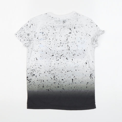Urban outlaws Boys Multicoloured Polka Dot Polyester Basic T-Shirt Size 6-7 Years Round Neck