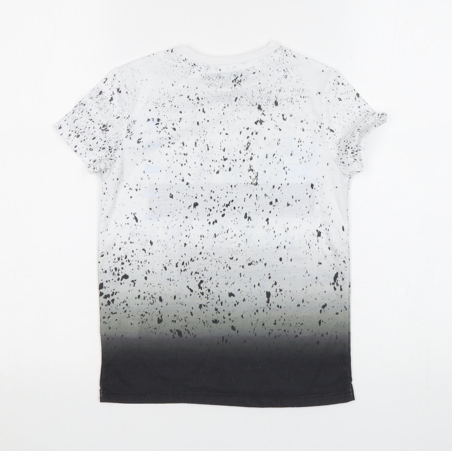 Urban outlaws Boys Multicoloured Polka Dot Polyester Basic T-Shirt Size 6-7 Years Round Neck