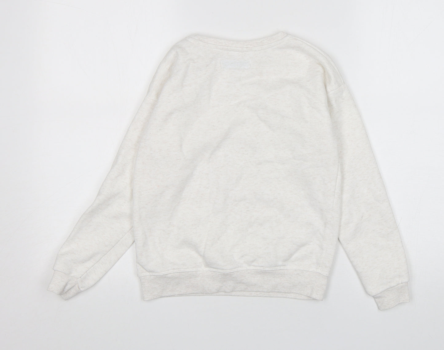Primark Girls Beige  Cotton Pullover Sweatshirt Size 9-10 Years