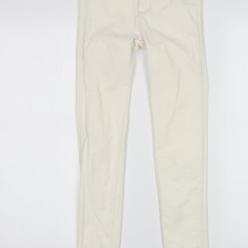 Pull&Bear Womens Beige   Skinny Jeans Size 4 L28 in Regular