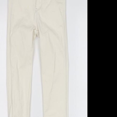 Pull&Bear Womens Beige   Skinny Jeans Size 4 L28 in Regular