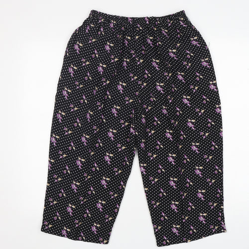 fashion  Womens Black Polka Dot  Skimmer Shorts Size 2XL L18 in Regular