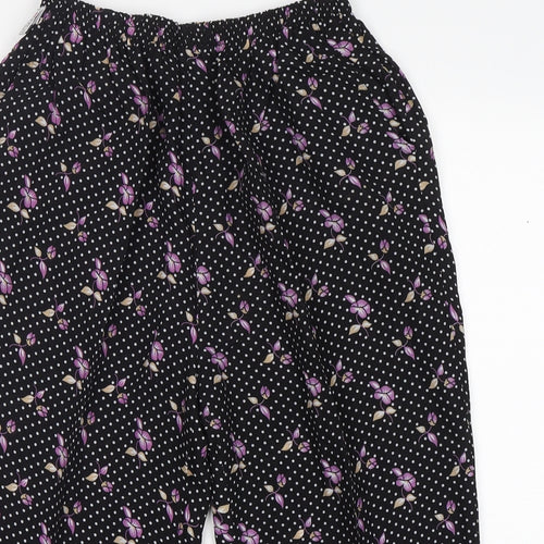 fashion  Womens Black Polka Dot  Skimmer Shorts Size 2XL L18 in Regular