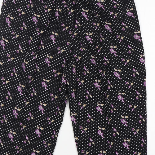fashion  Womens Black Polka Dot  Skimmer Shorts Size 2XL L18 in Regular