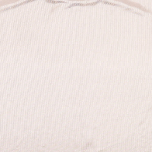 VILA Womens Pink  Polyester Basic Blouse Size S Round Neck