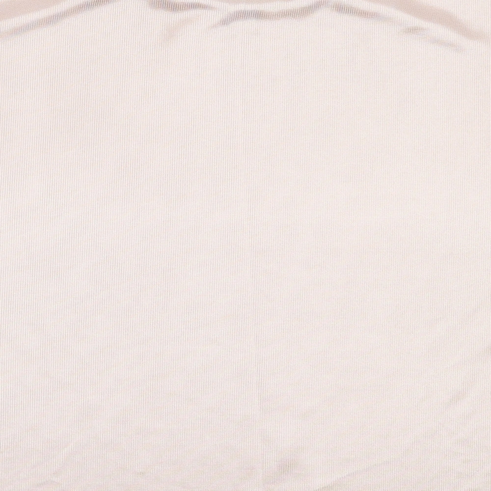 VILA Womens Pink  Polyester Basic Blouse Size S Round Neck