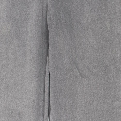 Marks and Spencer Womens Grey  Cotton Skinny Jeans Size 12 L29 in Regular