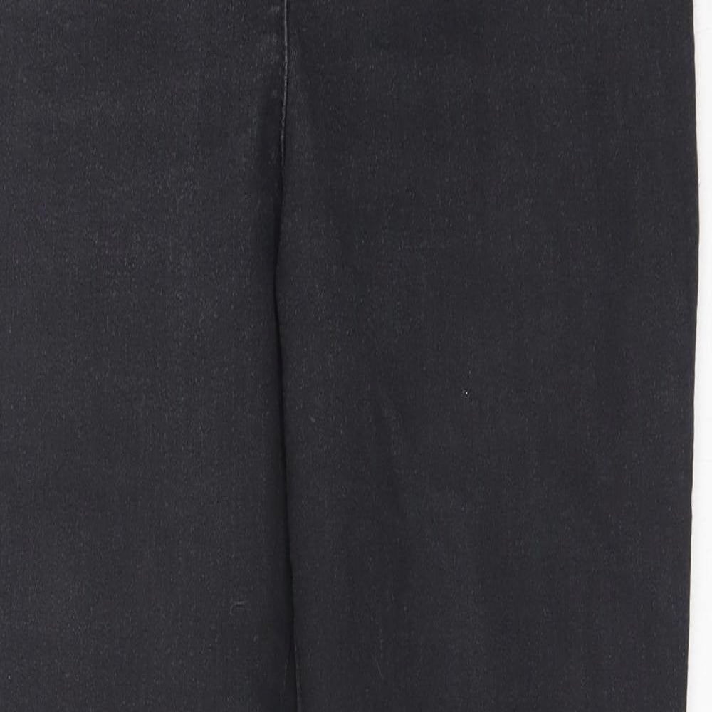 Marks and Spencer Womens Black  Cotton Jegging Jeans Size 10 L27.5 in Regular