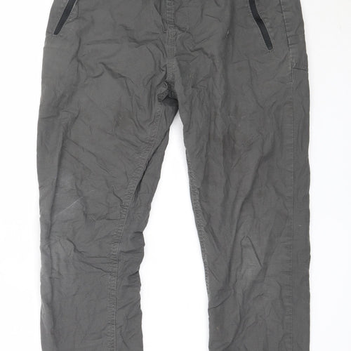NEXT Boys Green  Cotton Cargo Trousers Size 11 Years  Regular