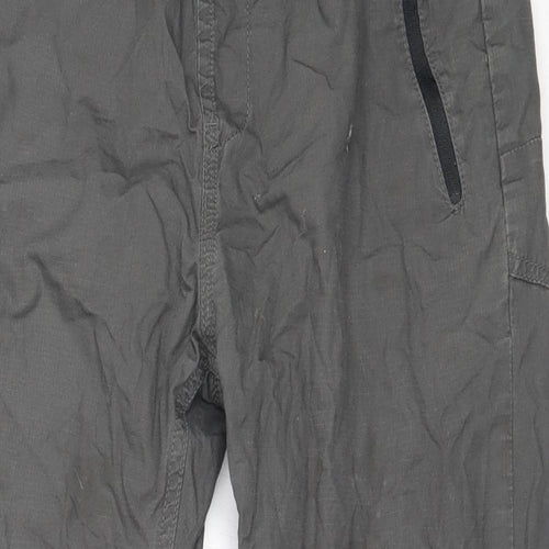 NEXT Boys Green  Cotton Cargo Trousers Size 11 Years  Regular