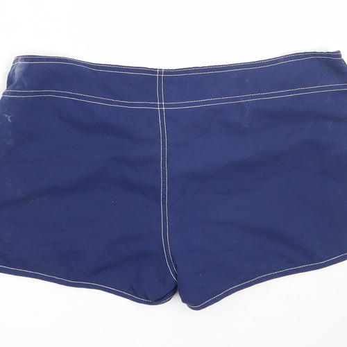 Primark Womens Blue  Polyester Hot Pants Shorts Size 10  Regular