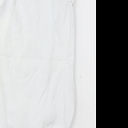 NEXT Girls White  Cotton Bodysuit One-Piece Size 2-3 Years  Button - Unisex