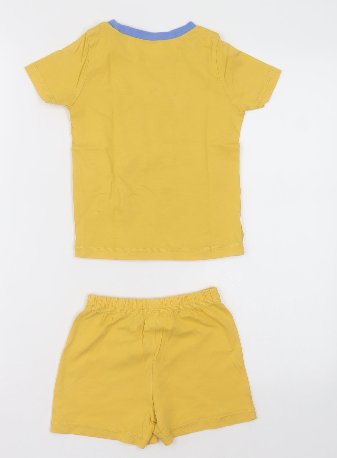 George Boys Yellow  Cotton  Pyjama Set Size 2-3 Years  Pullover - Rocket