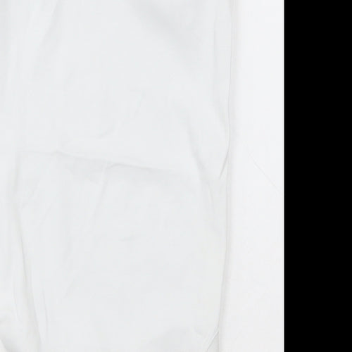 NEXT Girls White  Cotton Bodysuit One-Piece Size 2-3 Years  Button - Unisex