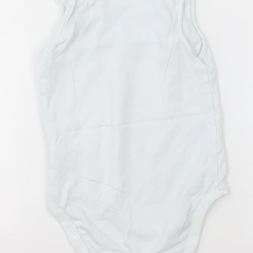 NEXT Girls White  Cotton Bodysuit One-Piece Size 2-3 Years  Button