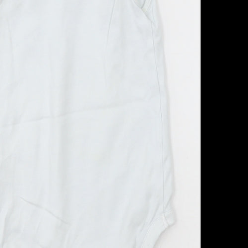 NEXT Girls White  Cotton Bodysuit One-Piece Size 2-3 Years  Button