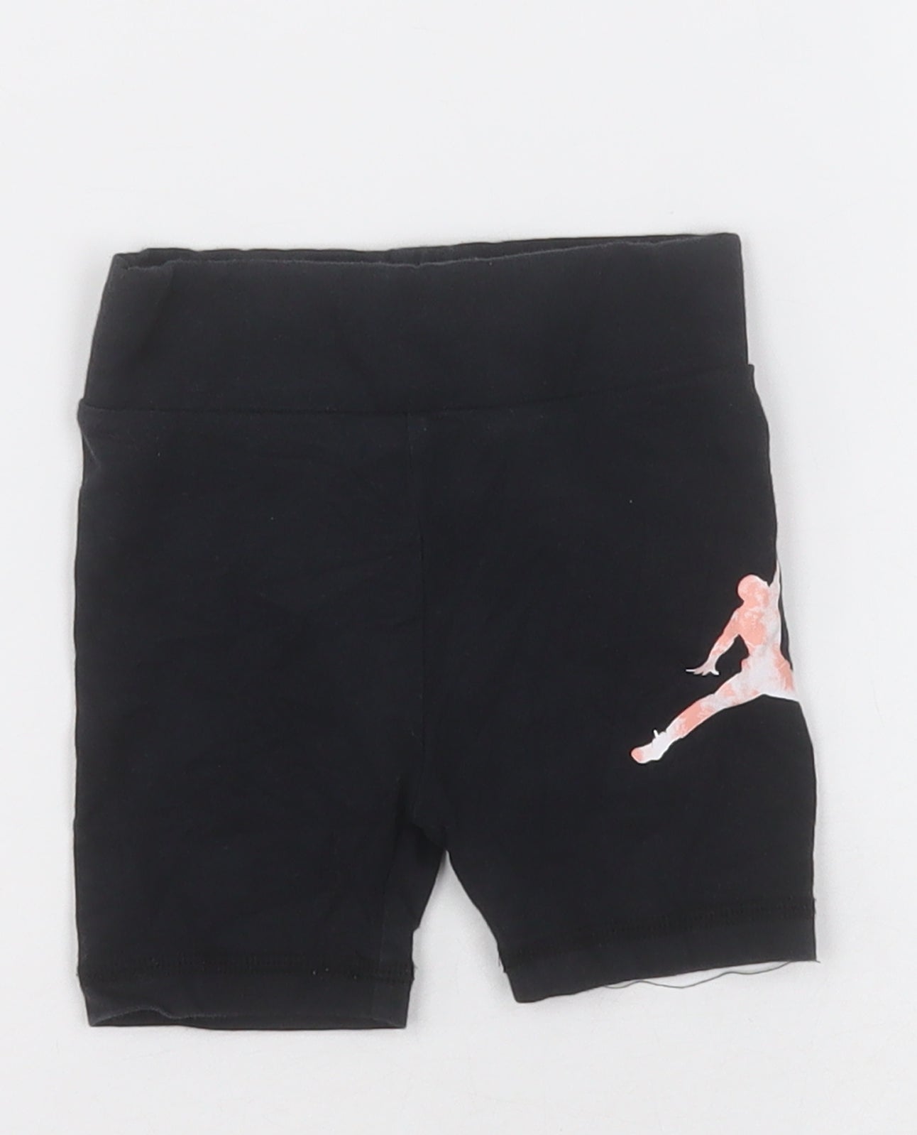Nike Jordan Girls Black  Cotton Shorts Outfit/Set Size 24 Months