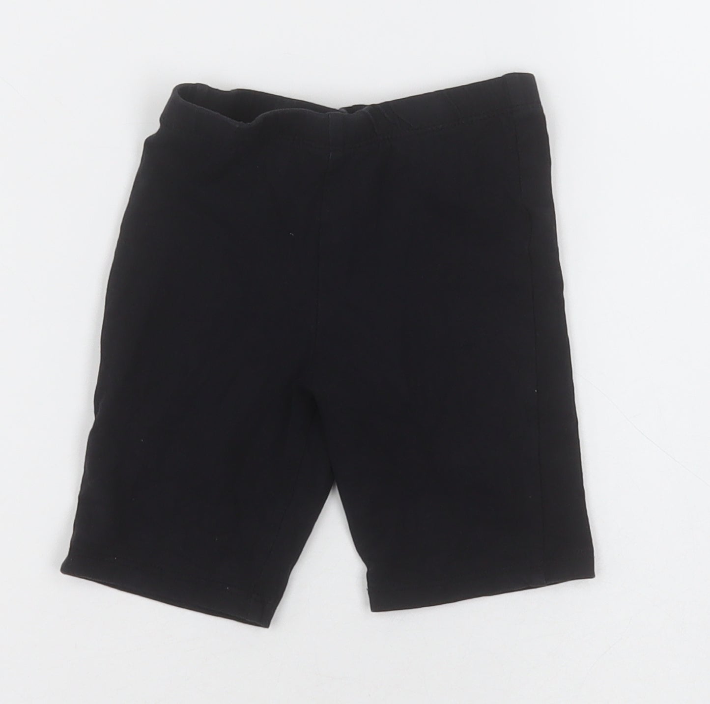 Matalan Girls Black  Cotton Bermuda Shorts Size 5 Years  Regular