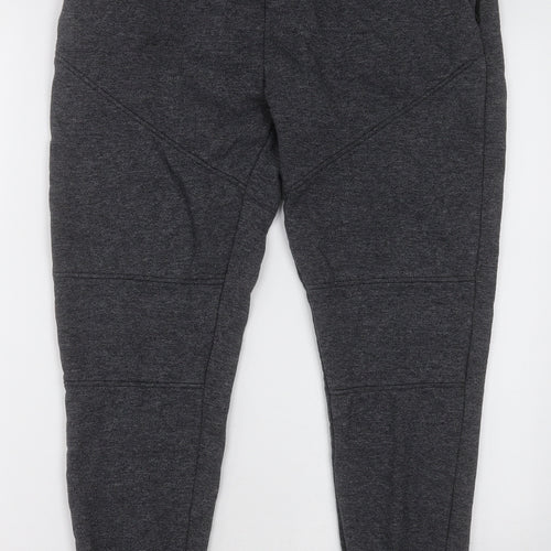 Primark Mens Grey  Cotton Jogger Trousers Size M L30 in Regular Tie