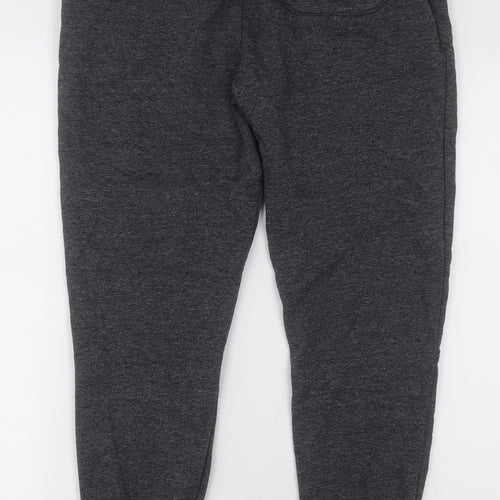 Primark Mens Grey  Cotton Jogger Trousers Size M L30 in Regular Tie