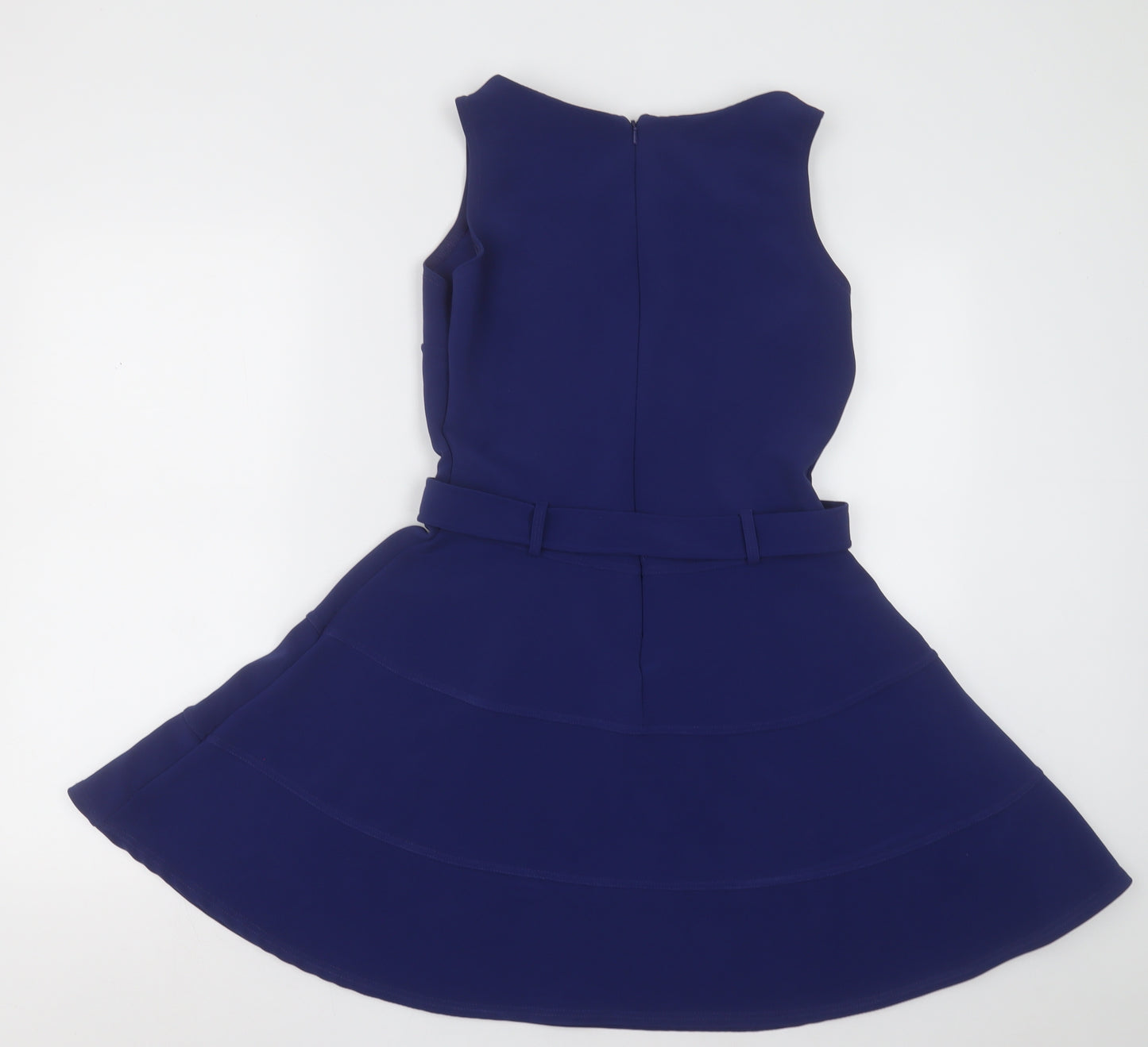 River Island Womens Purple  Polyester A-Line  Size 12  Scoop Neck Pullover