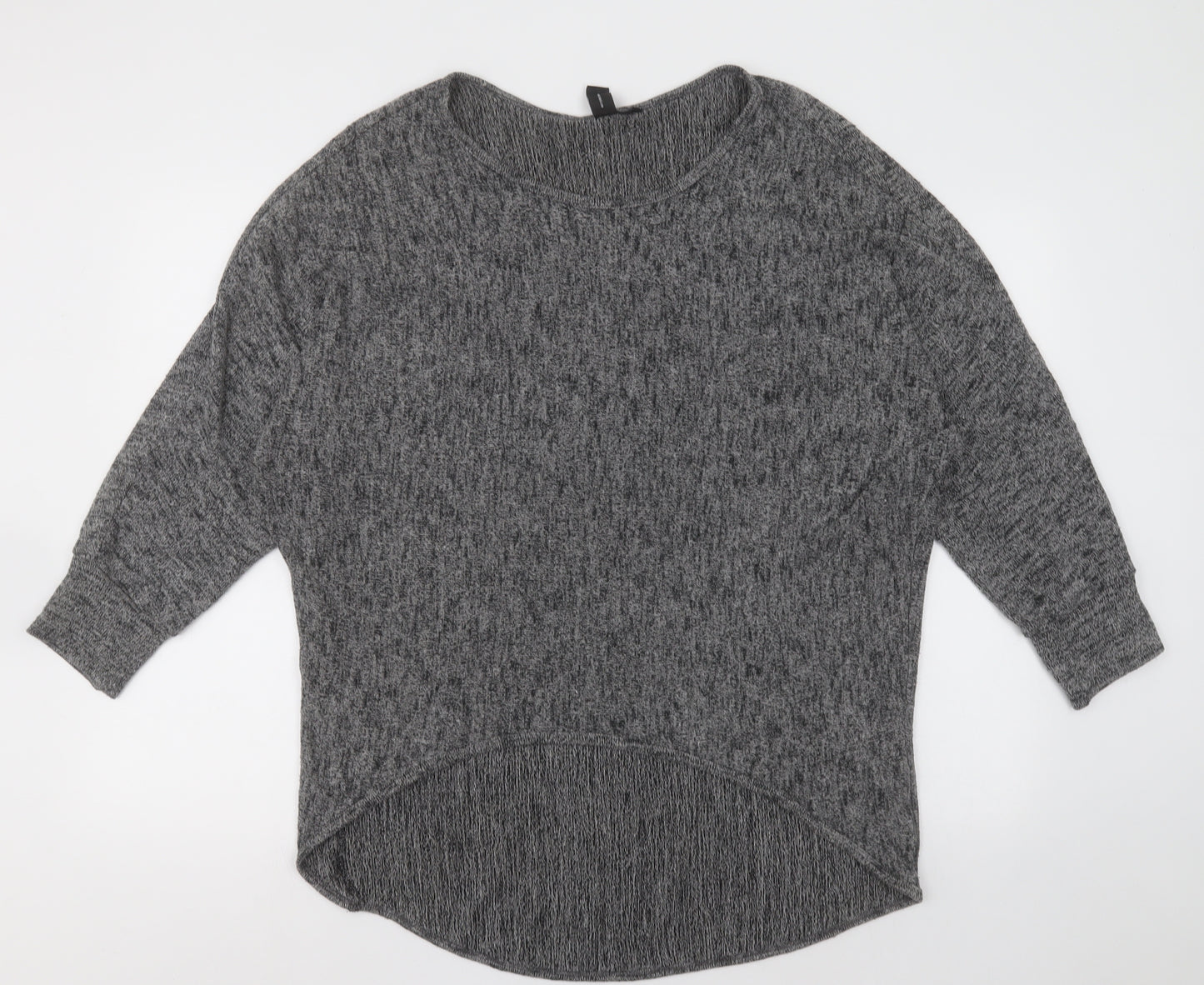 IZABEL LONDON Womens Grey  Polyester Pullover Sweatshirt Size 12  Pullover