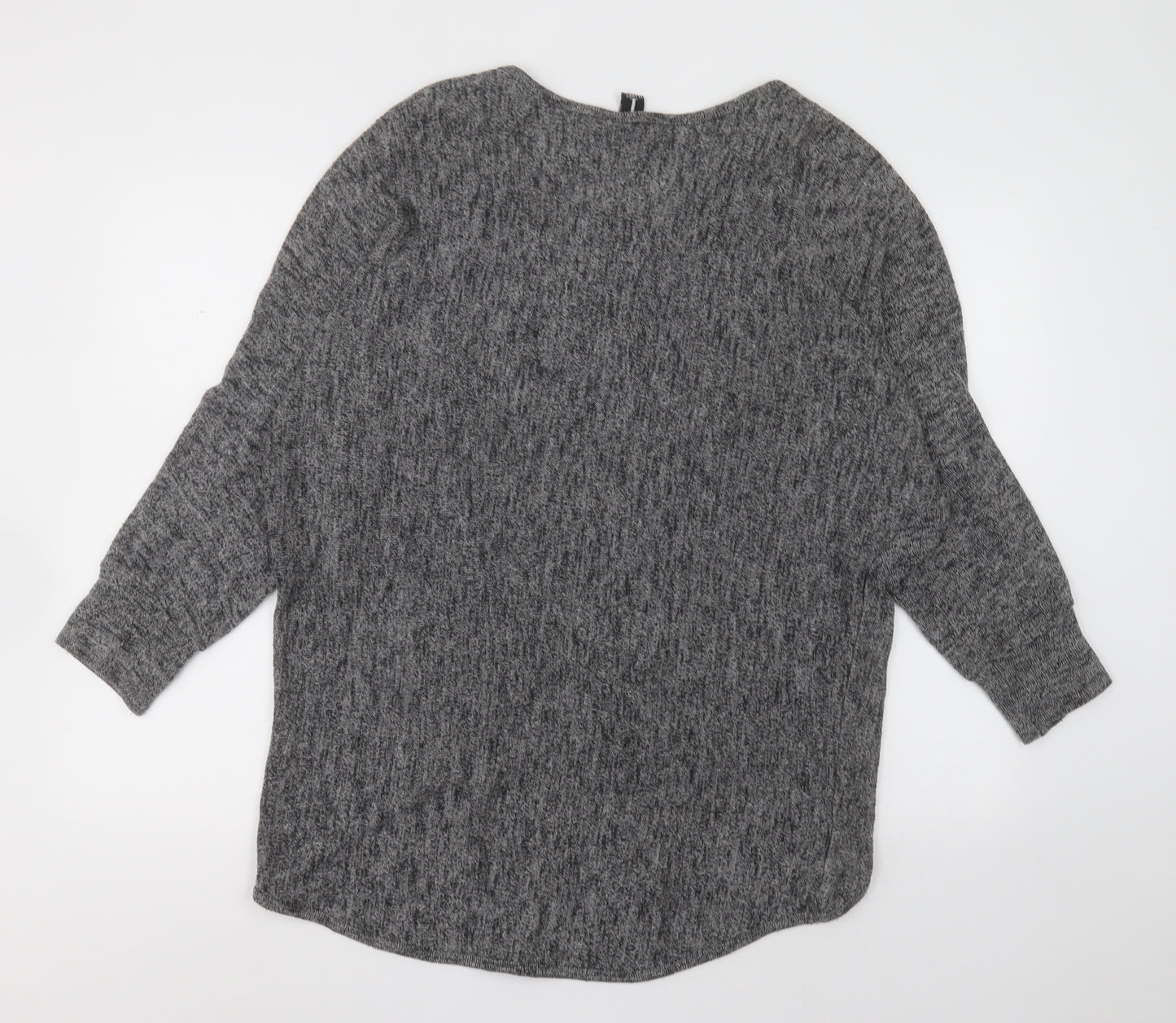 IZABEL LONDON Womens Grey  Polyester Pullover Sweatshirt Size 12  Pullover