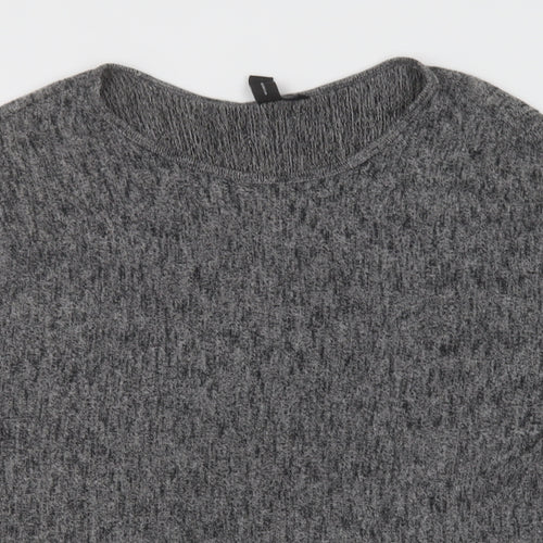 IZABEL LONDON Womens Grey  Polyester Pullover Sweatshirt Size 12  Pullover