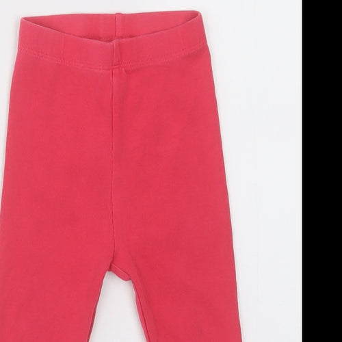 NEXT Girls Pink  Cotton Capri Trousers Size 2 Years  Regular