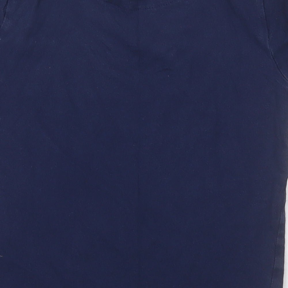 Marks and Spencer Boys Blue  Cotton Basic T-Shirt Size 5-6 Years Crew Neck Pullover - Spider man