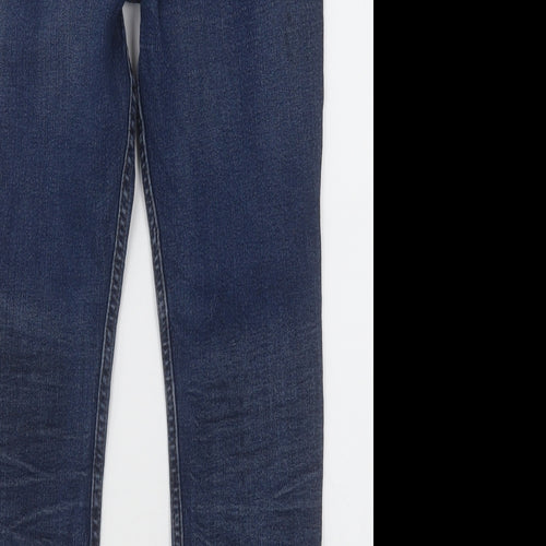 F&F Boys Black  Cotton Straight Jeans Size 11-12 Years  Regular Button