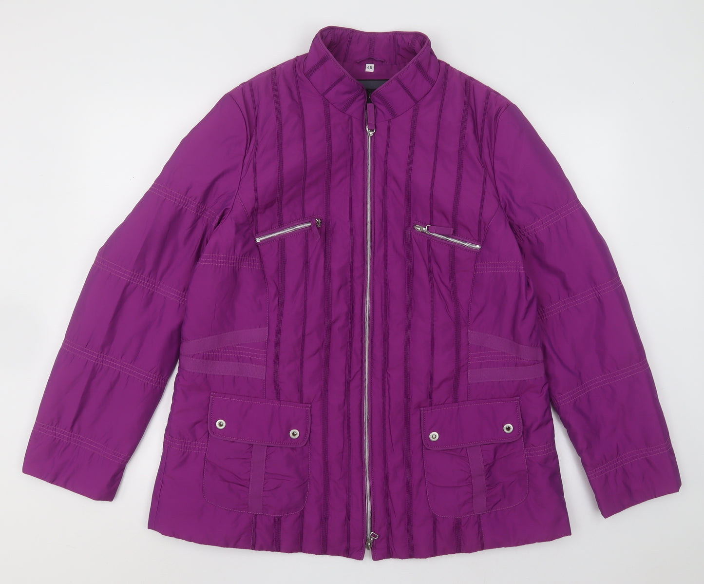 Jobis Womens Purple   Puffer Jacket Jacket Size 18  Zip