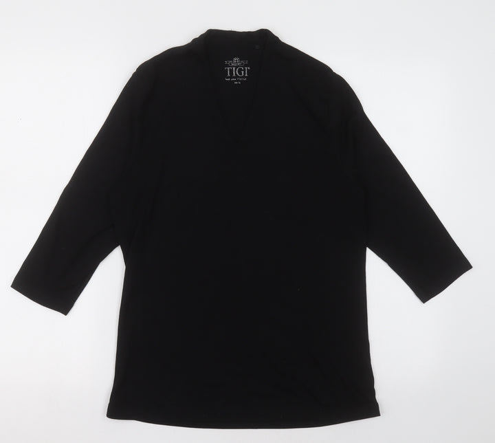 tigi Womens Black  Polyester Pullover Sweatshirt Size 14  Pullover
