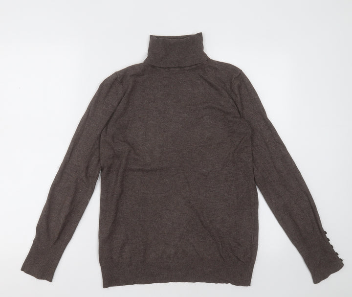 Dunnes Stores Womens Brown Viscose Pullover Sweatshirt Size 12 Pullover