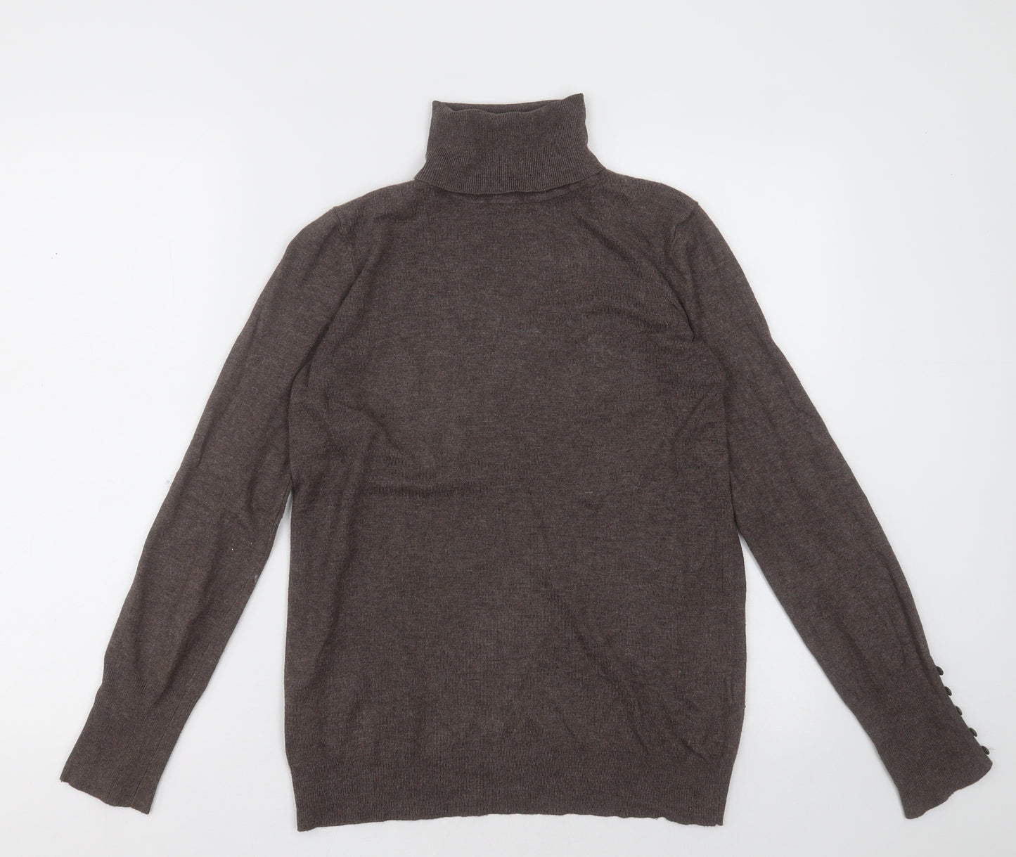 Dunnes Stores Womens Brown  Viscose Pullover Sweatshirt Size 12  Pullover