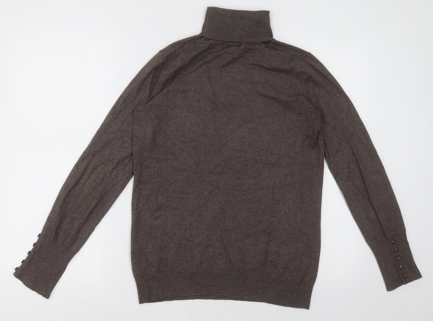 Dunnes Stores Womens Brown  Viscose Pullover Sweatshirt Size 12  Pullover