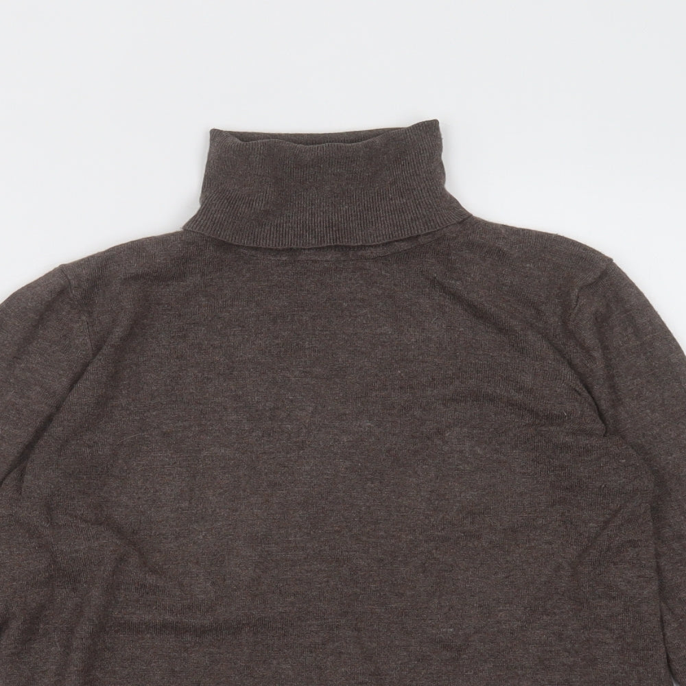 Dunnes Stores Womens Brown  Viscose Pullover Sweatshirt Size 12  Pullover