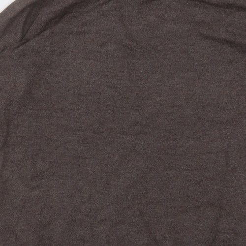 Dunnes Stores Womens Brown  Viscose Pullover Sweatshirt Size 12  Pullover