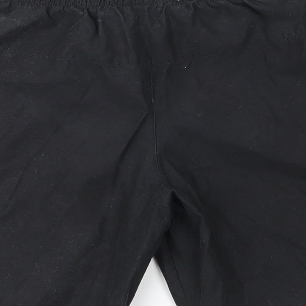 Nike Boys Black  100% Polyester Sweat Shorts Size 6-7 Years  Regular Tie - tick