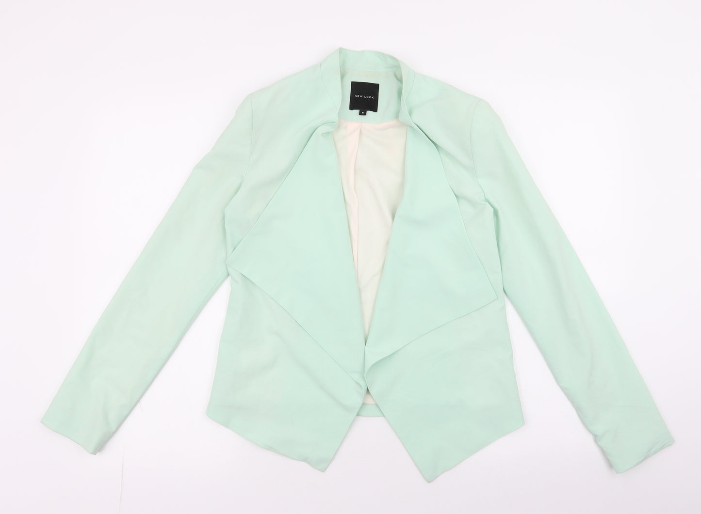 New Look Womens Blue    Blazer Size 8   - waterfall blazer