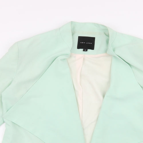New Look Womens Blue    Blazer Size 8   - waterfall blazer
