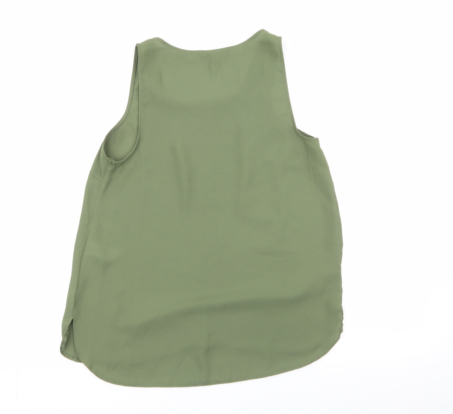Primark Womens Green  Polyester Camisole Blouse Size 10 Round Neck