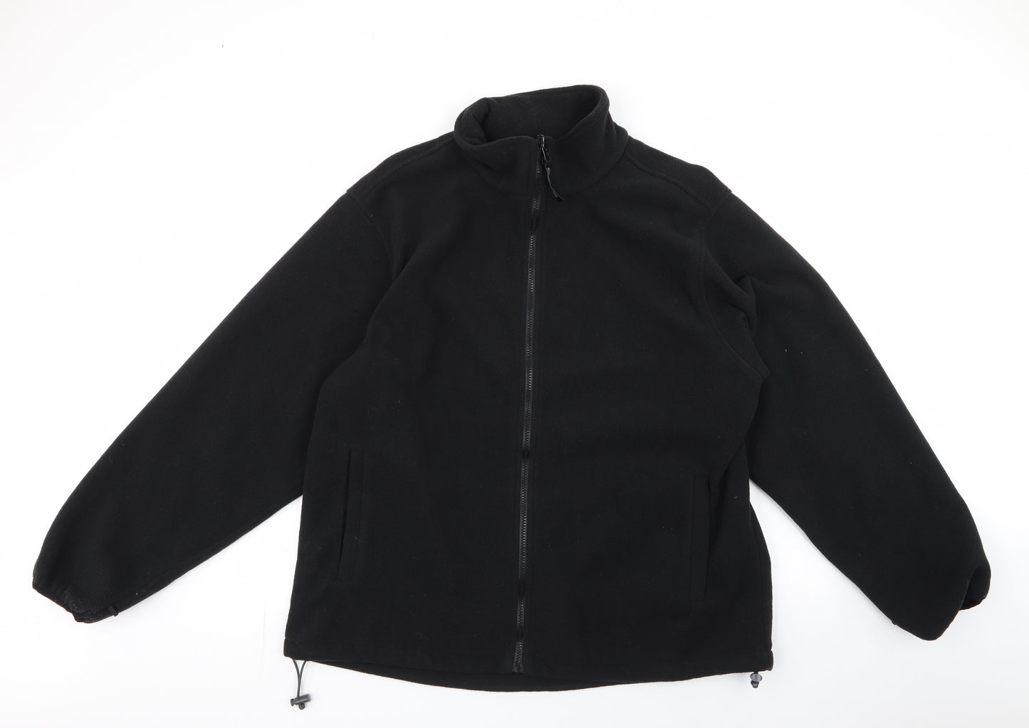 Clifford James Mens Black    Jacket Size L  Zip