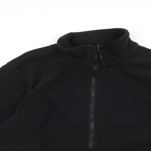 Clifford James Mens Black    Jacket Size L  Zip