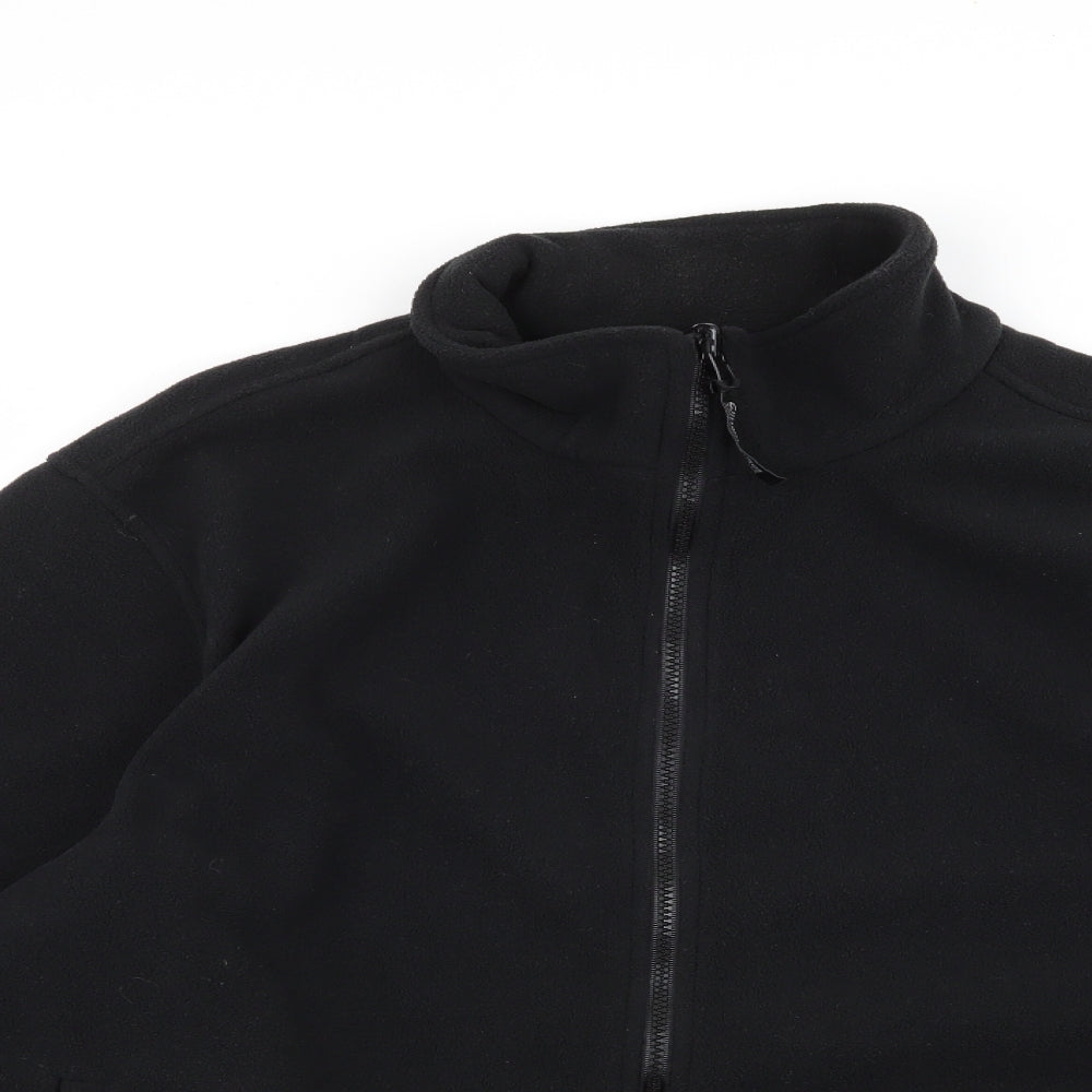 Clifford James Mens Black    Jacket Size L  Zip