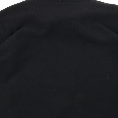 Clifford James Mens Black    Jacket Size L  Zip
