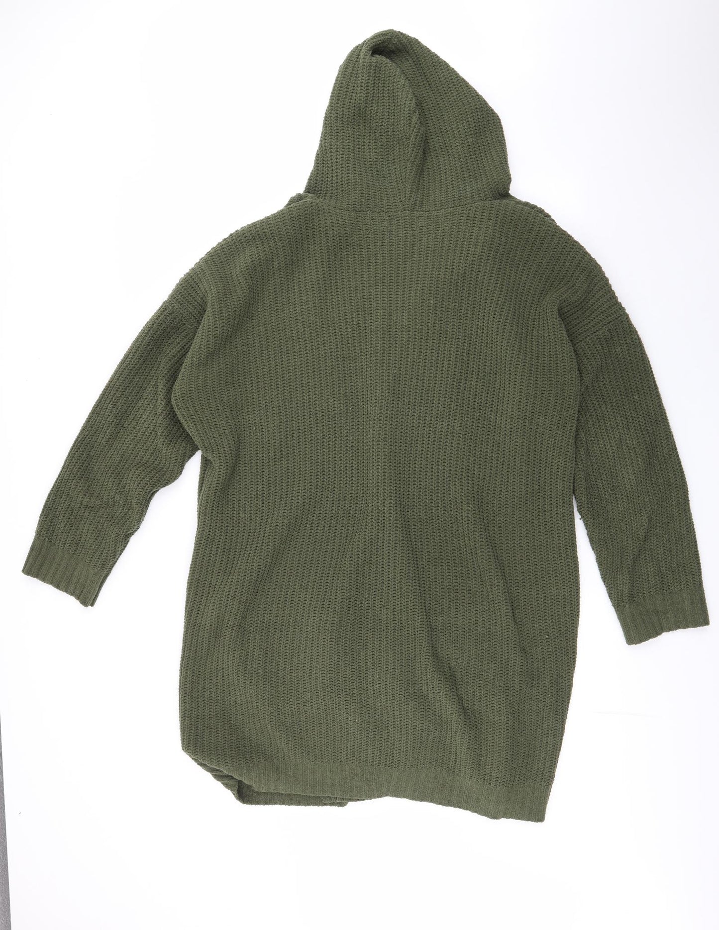 Primark Womens Green   Polyester Cardigan Jumper Size S