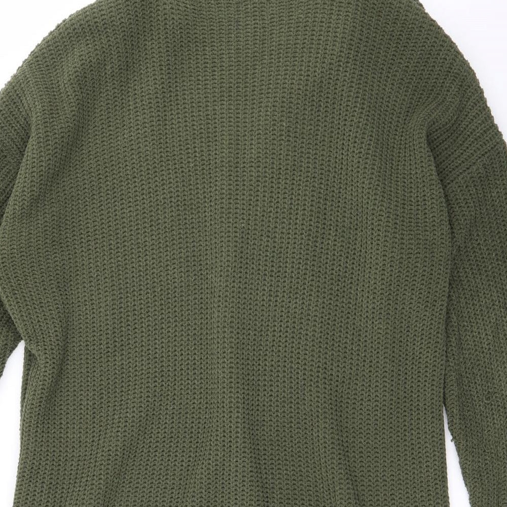 Primark Womens Green   Polyester Cardigan Jumper Size S