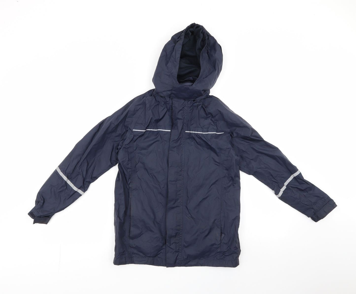 Civit Boys Black   Anorak Jacket Size 9-10 Years  Zip